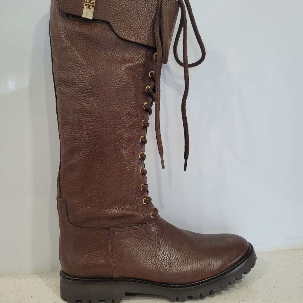 Tory Burch Lace up Boots